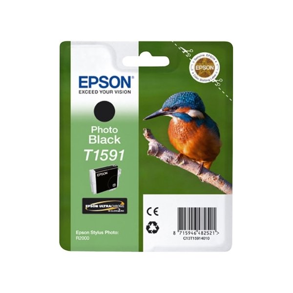Epson T1591 bläckpatron, fotosvart, 17 ml