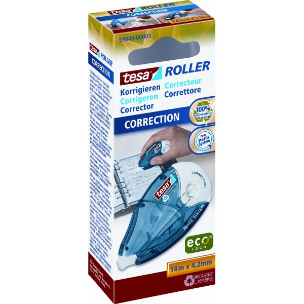 tesa ecoLogo miljövänlig korrigeringstejp, 4,2 mm