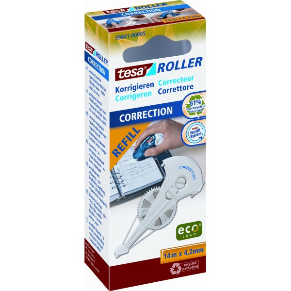 tesa ecoLogo korrigeringstejp refill, 4,2 mm