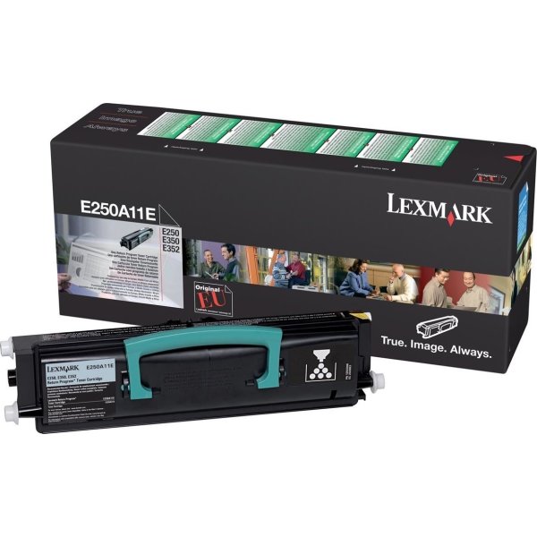 Lasertoner Lexmark E352H11E Svart 9000 sidor