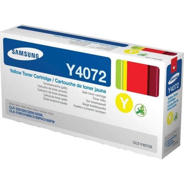 Lasertoner Samsung CLT-Y4072S Gul 1000 sidor