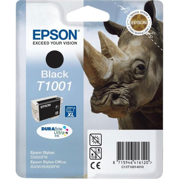 Bläckpatron Epson Nr. T1001/C13T10014010 Sv. 1000