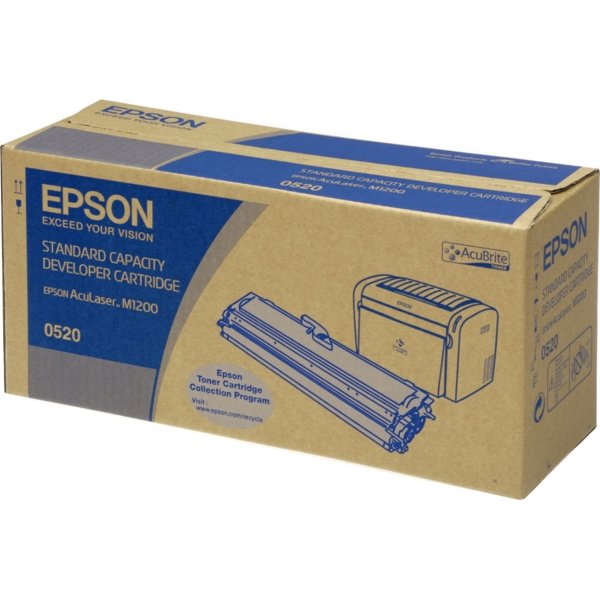 Lasertoner Epson C13S050520 Svart 1800 sidor