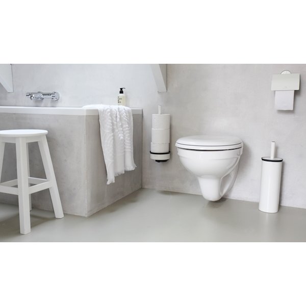 Brabantia Toiletbørste og -holder, pure white