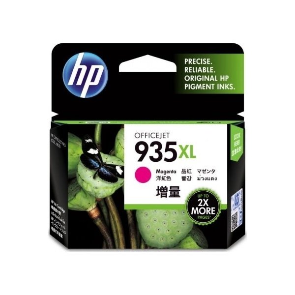 Bläckpatron HP 935XL/C2P25AE Röd 825 sidor
