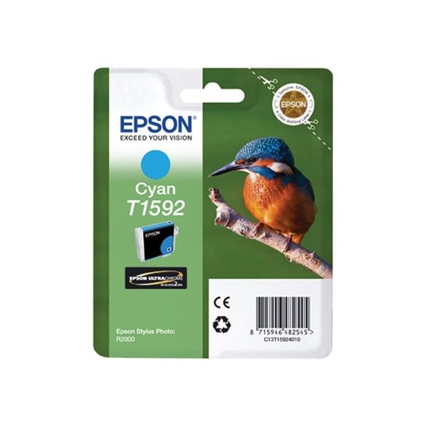 Epson T1592 bläckpatron, cyan, 17 ml