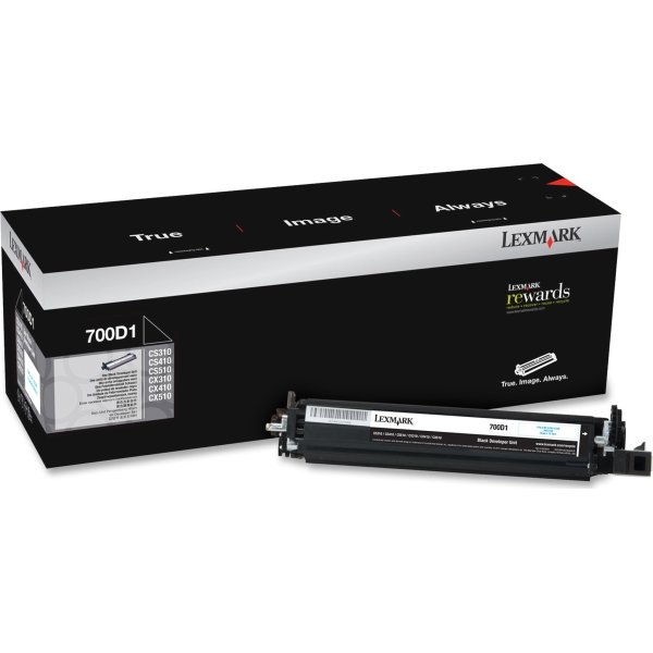Developer unit Lexmark 70C0D10 Svart 40 000 sidor