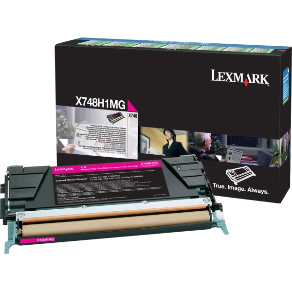 Lasertoner Lexmark X748H3MG Röd 10 000 sidor