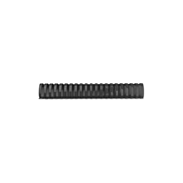 Plastspiral GBC A4 21 ringar 51 mm oval Svart