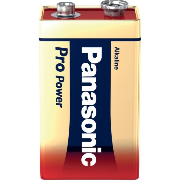 Panasonic strl. 9V Pro Power Gold batteri, 1 st