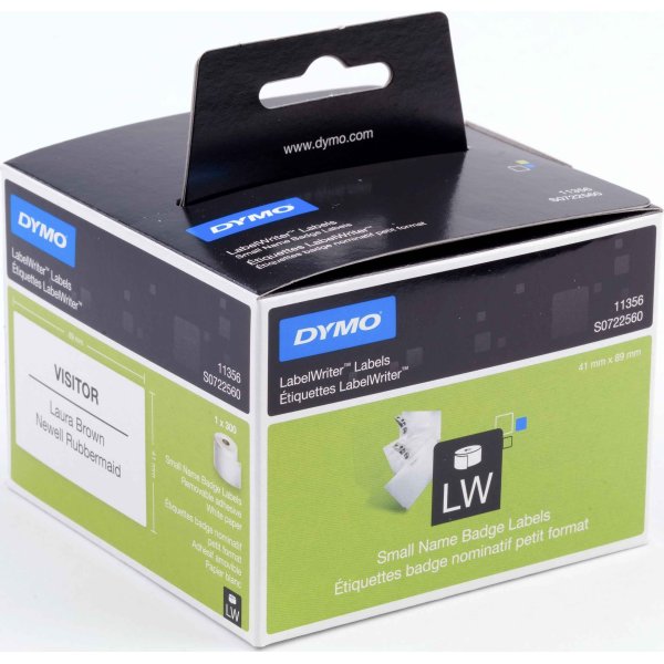 Dymo LW namnskylt, 41x89 mm