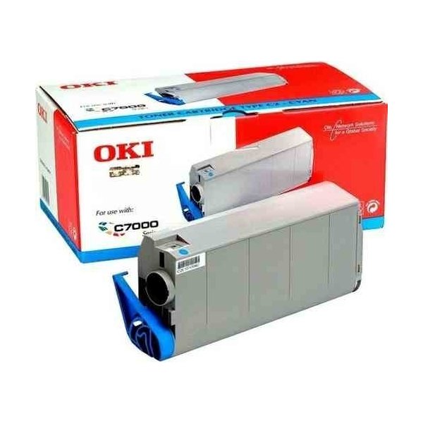 Lasertoner OKI 41963007 Blå 10 000 sidor