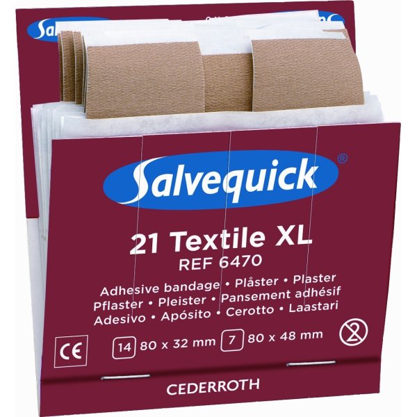 Salvequick Plåster XL, textil