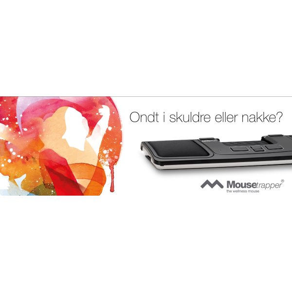 Mousetrapper Advance 2.0, sort/hvid