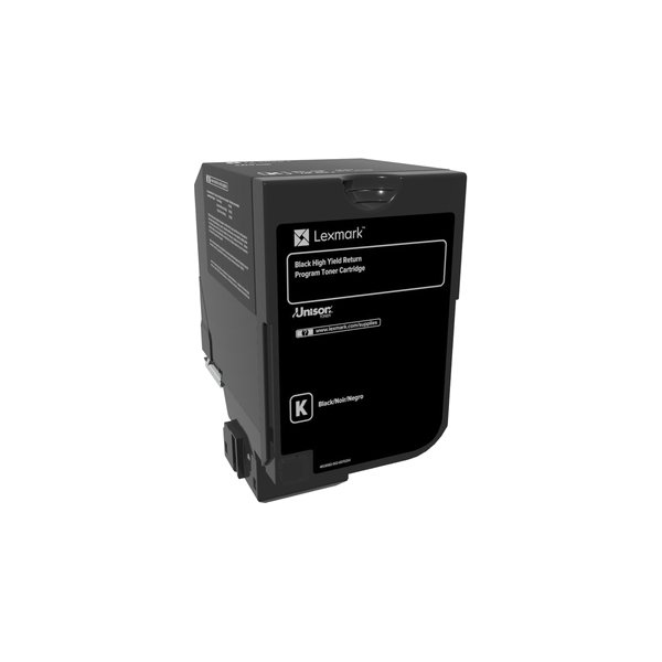 Lasertoner Lexmark 74C2HK0 Svart 20 000 sidor