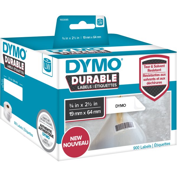 Dymo LabelWriter Durable etiketter storlek 19x64 m