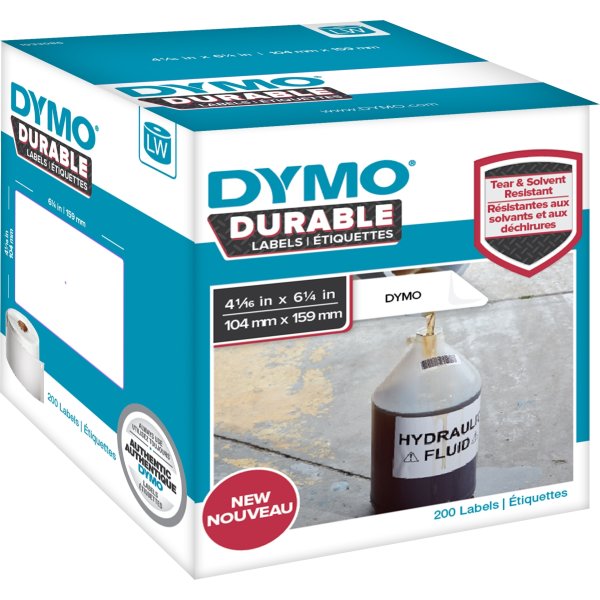 Dymo LabelWriter Durable etiketter storlek 104x159