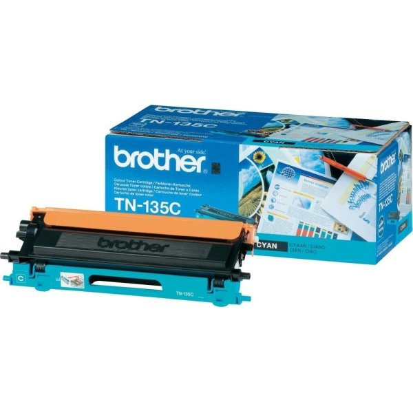 Lasertoner Brother TN135C Blå 4000 sidor