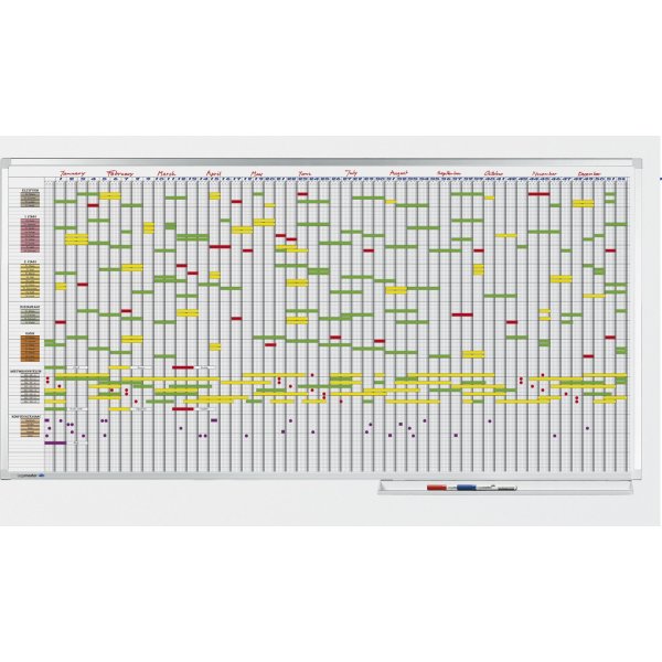Årsplanerare Legamaster Professionell 100 x 200 cm