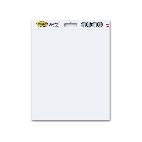 Post-it Flipoverpapper WallPad, 58x51 cm, 2 block