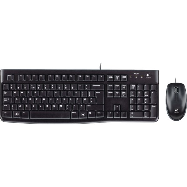 Logitech MK120 mus/tangentbordsset med sladd