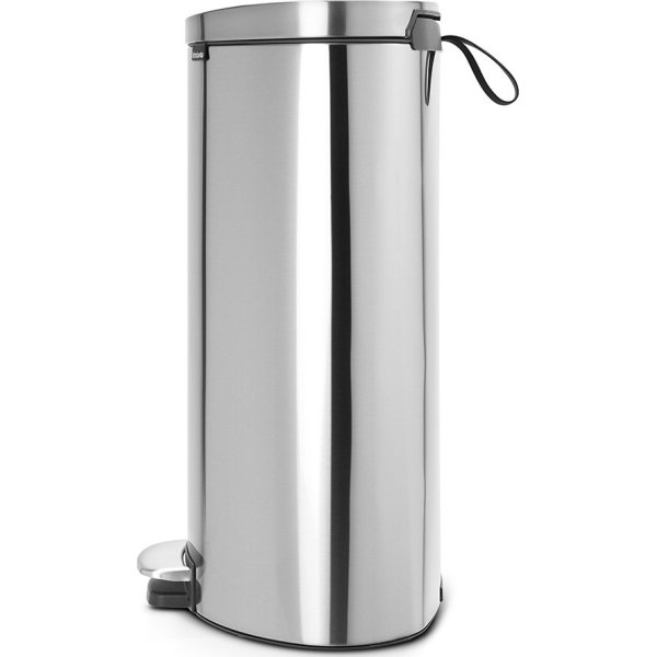 Brabantia Flatback Pedalspand 30 liter, mat stål