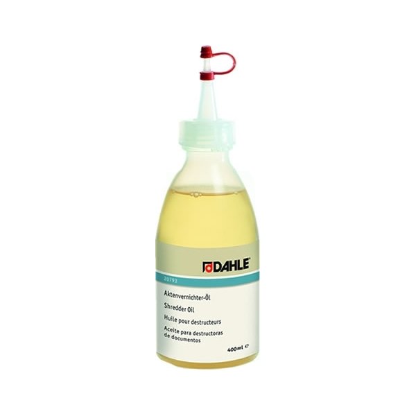 Olja till dokumentförstörare Dahle 400 ml