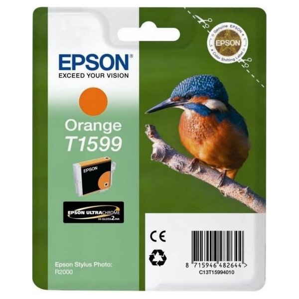 Epson T1599 bläckpatron, orange, 17 ml