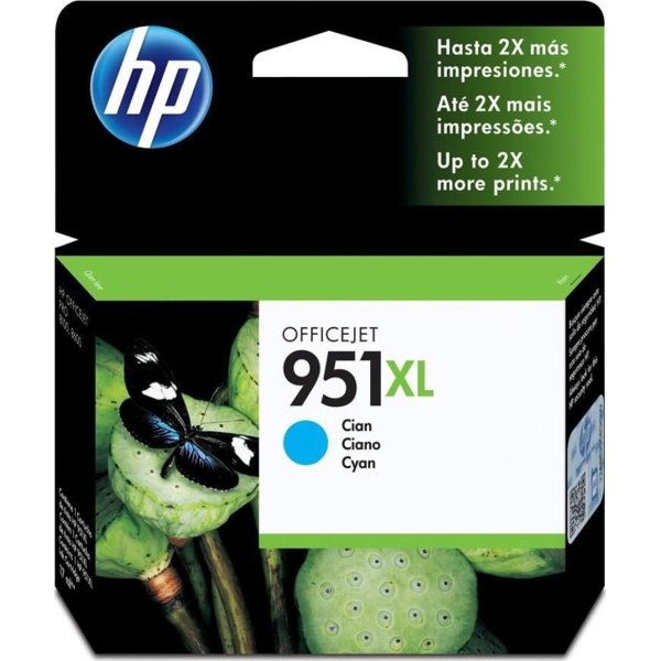 HP nr 951XL/CN046AE bläckpatron, cyan, 1500 s