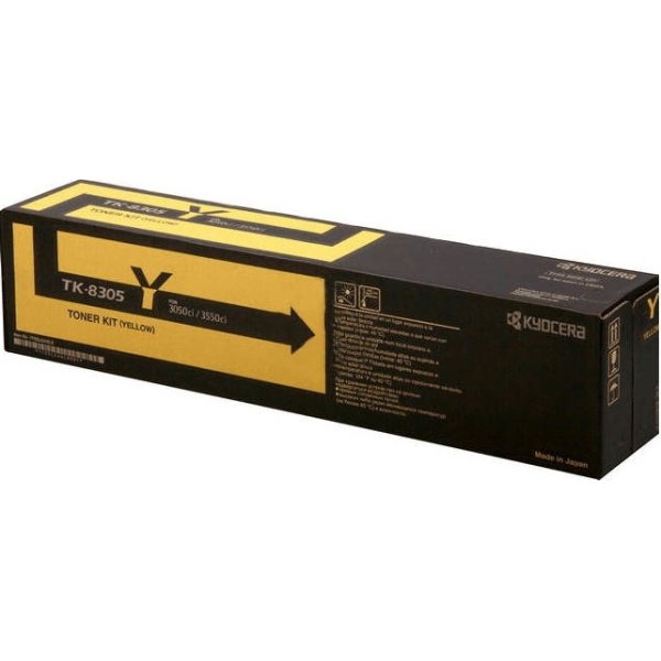 Lasertoner Kyocera TK-8305Y Gul 15 000 sidor