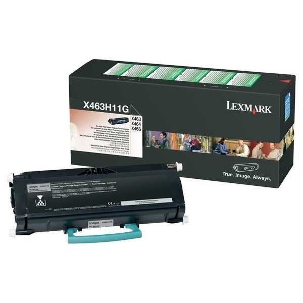 Lasertoner Lexmark X463H11G Svart 9000 sidor