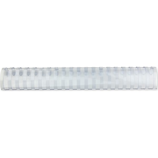Plastspiral GBC A4 21 ringar 38 mm oval Vit