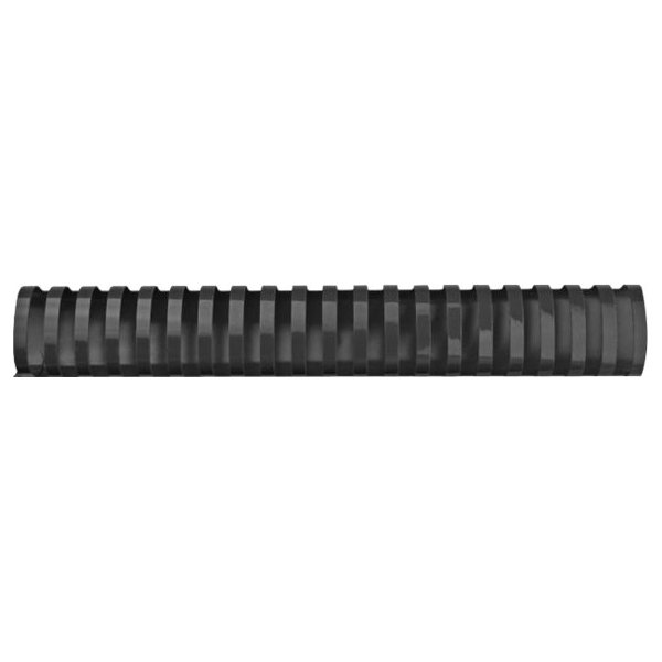 Plastspiral GBC A4 21 ringar 38 mm oval Svart