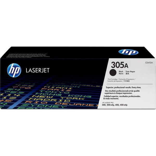 HP nr 305A/CE410A lasertoner, svart, 2200 s