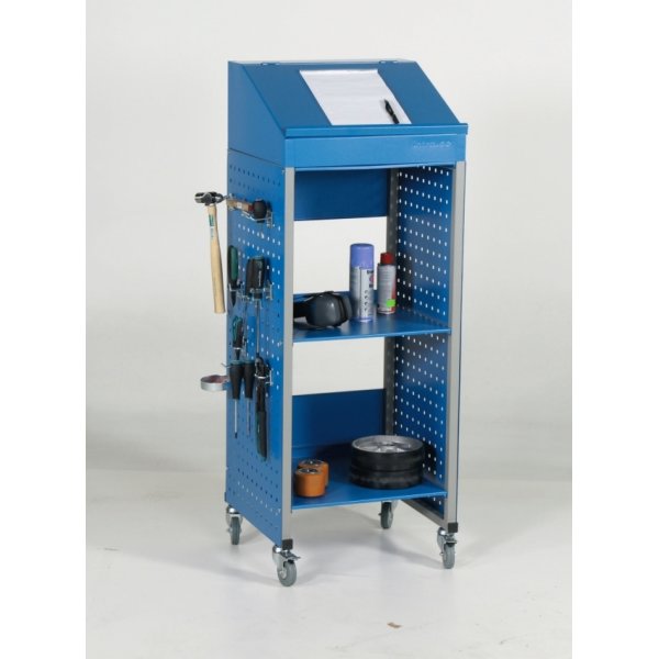 Mobil verkstadsvagn 1080x490x445 Blå