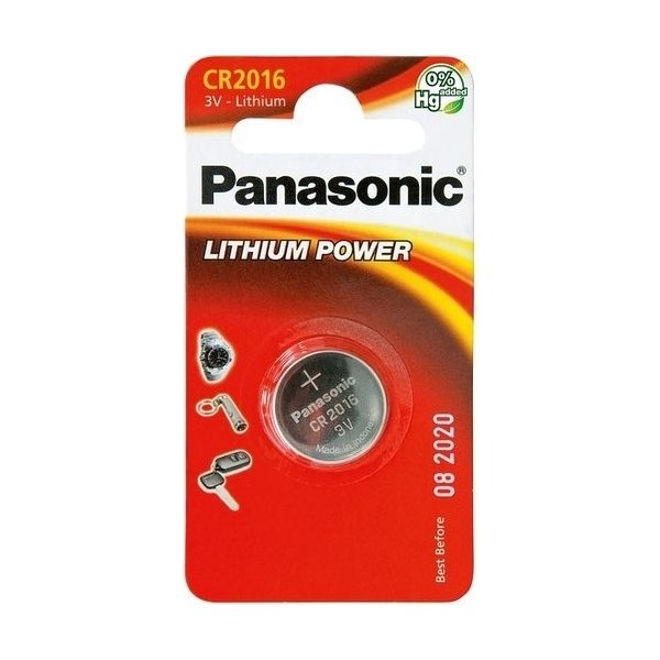 Panasonic CR2016 knappcellsbatteri