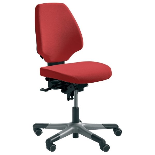RH Activ 222 kontorstol høj ryg, bredt sæde rød