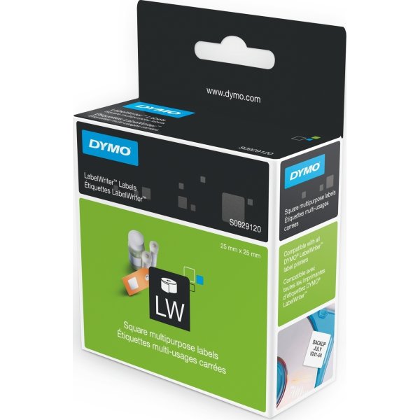 Dymo LW diskettetikett, 54x70 mm