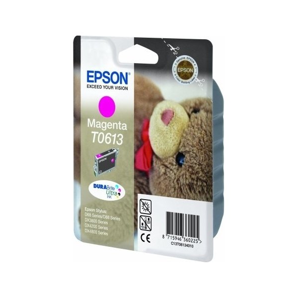 Epson nr T061/C13T06134010 bläckpatron, magenta, 2