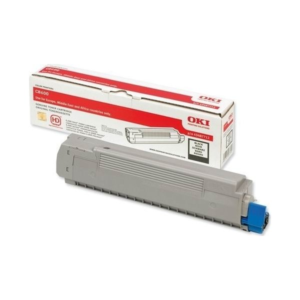 OKI 43487712 lasertoner, svart, 6000s