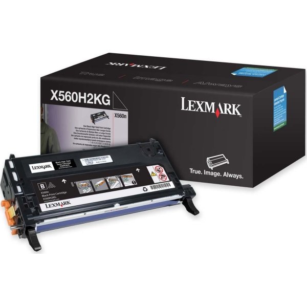 Lasertoner Lexmark X560H2KG Svart 10 000 sidor