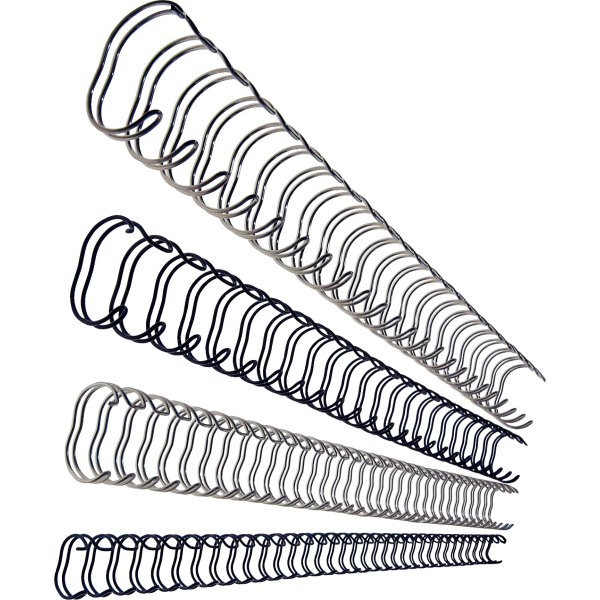 Metallspiral GBC A4 34 ringar 14 mm Silver