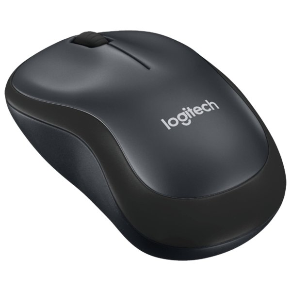 Logitech M220 Silent mus, antracitgrå