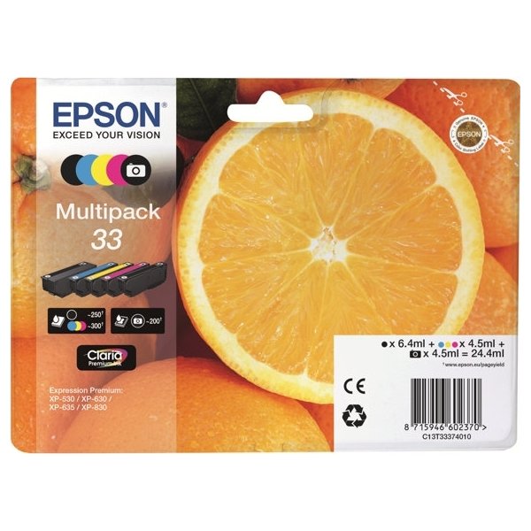 Bläckpatron Epson 33 Flerpack