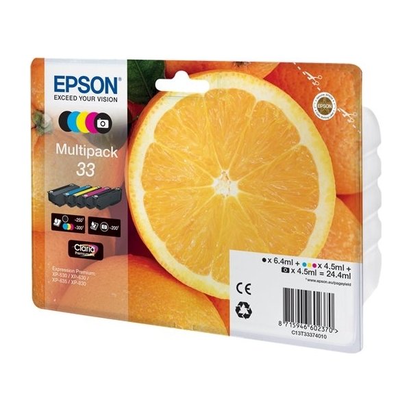 Bläckpatron Epson 33 Flerpack