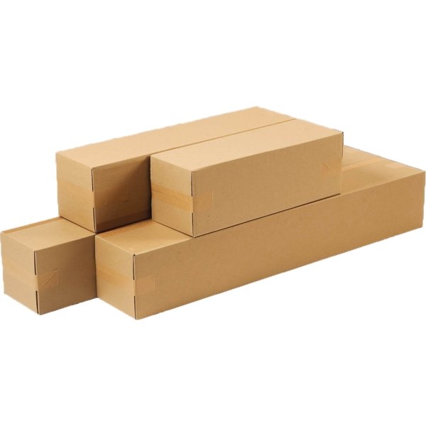 Kartonglåda 1-lagers, 200x200x800 mm