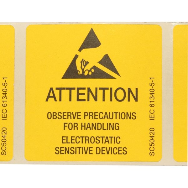 Etikettrulle ESD, 1000 st.