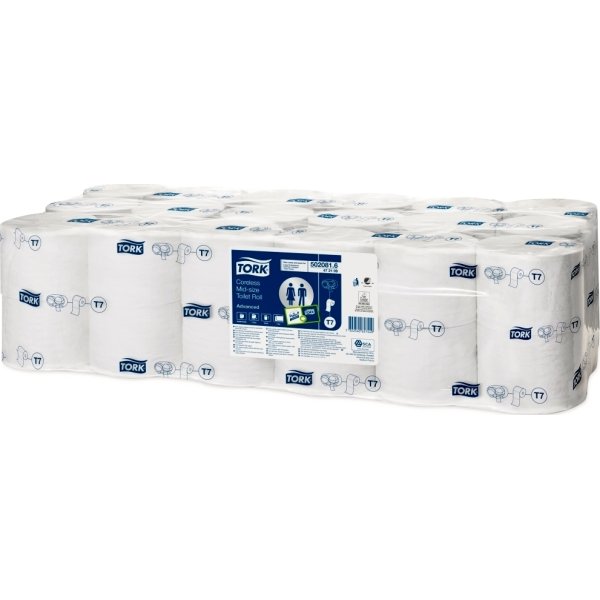 Tork T7 Advanced toiletpapir u. hylse, 2-lags