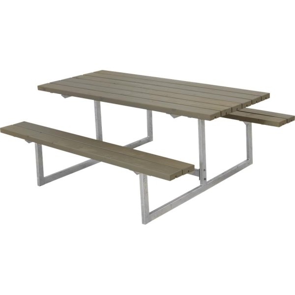 Plus Basic bord-bænkesæt, Gråbrun