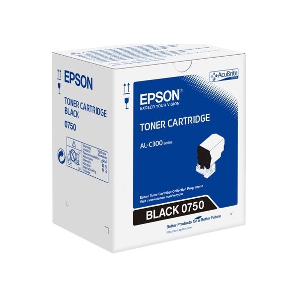 Lasertoner Epson C13S050750 Svart 7300 sidor